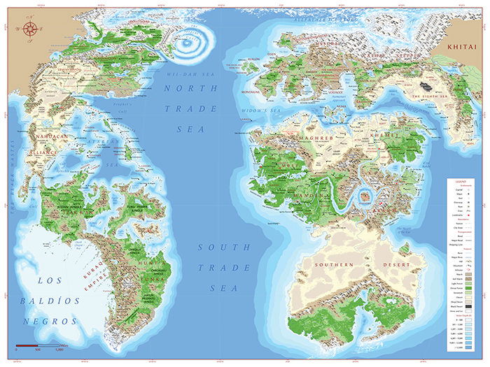 Cartography For 7th Sea 2nd Ed Green Hat Designs